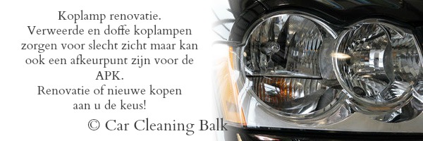 Koplampen renovatie - Car Cleaning Balk